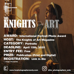 The Knights of Art - International Portrait Photo Award