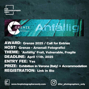 "Anfällig" Grenze 2025 - Call for Entries