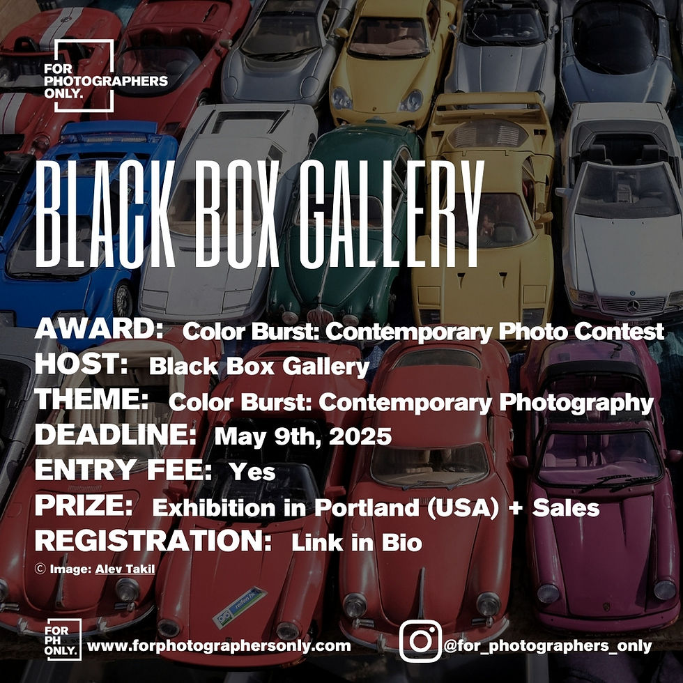 Black Box Gallery - Color Burst: Contemporary Photography Contest