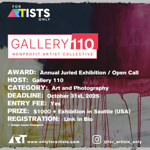 Gallery 110 - 15th Annual International Juried Exhibition