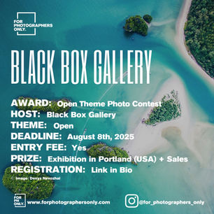 Black Box Gallery - Photo Shoot: 2025