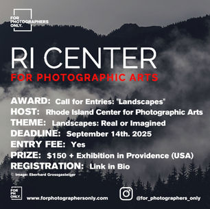 Rhode Island Center for Photographic Arts - Landscapes: Real or Imagined