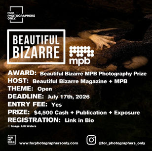 Beautiful Bizarre Magazine - MPB Photography Award Call for Entries 2026