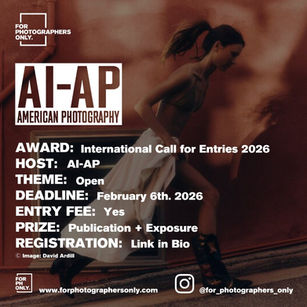 AI-AP - American Photography Call for Entries