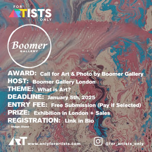 The Boomer Gallery - "What is Art?" Open Call for Artists and Photographers