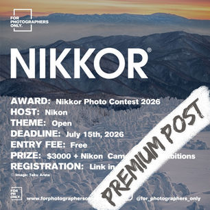 Nikon - Nikkor Photo Contest 2026