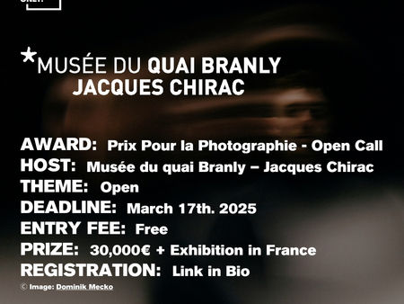 Prix Pour la Photographie Musée du Quai Branly – Jacques Chirac 2025