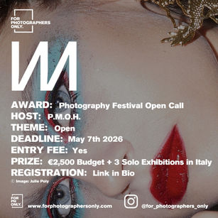 PhMuseum Days 2026 Photography Festival Open Call