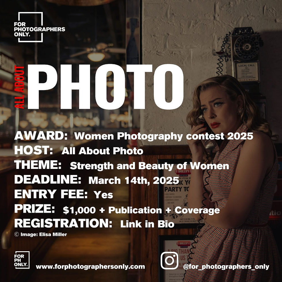 All About Photo - Women Photography Contest 2025