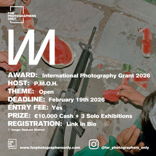 PHMUSEUM - 2026 Photography Grant 14th Edition