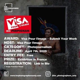 Visa Pour l'Image - Submit Your Work