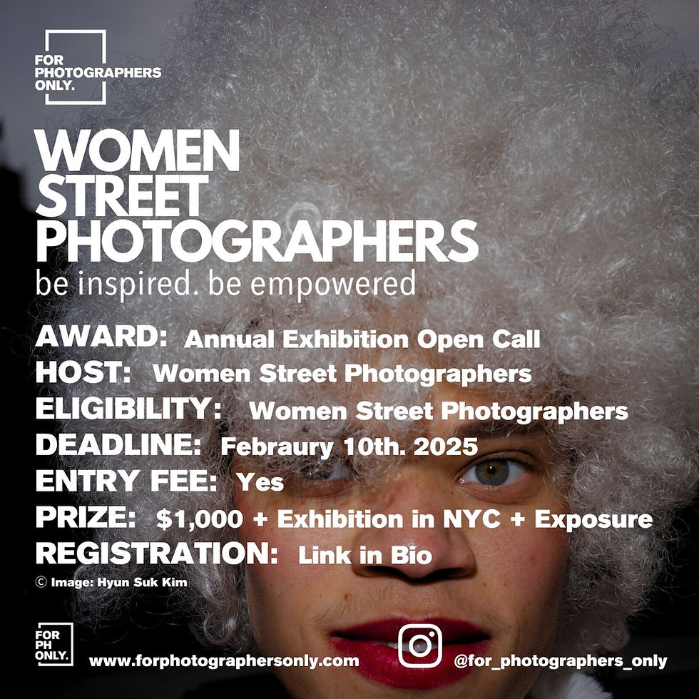 Women Street Photographers - Annual Exhibition Open Call