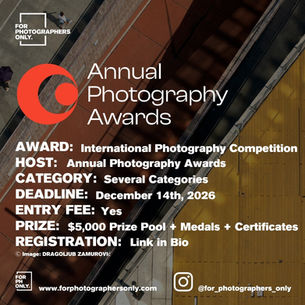 Annual Photography Awards 2026 - Open Call
