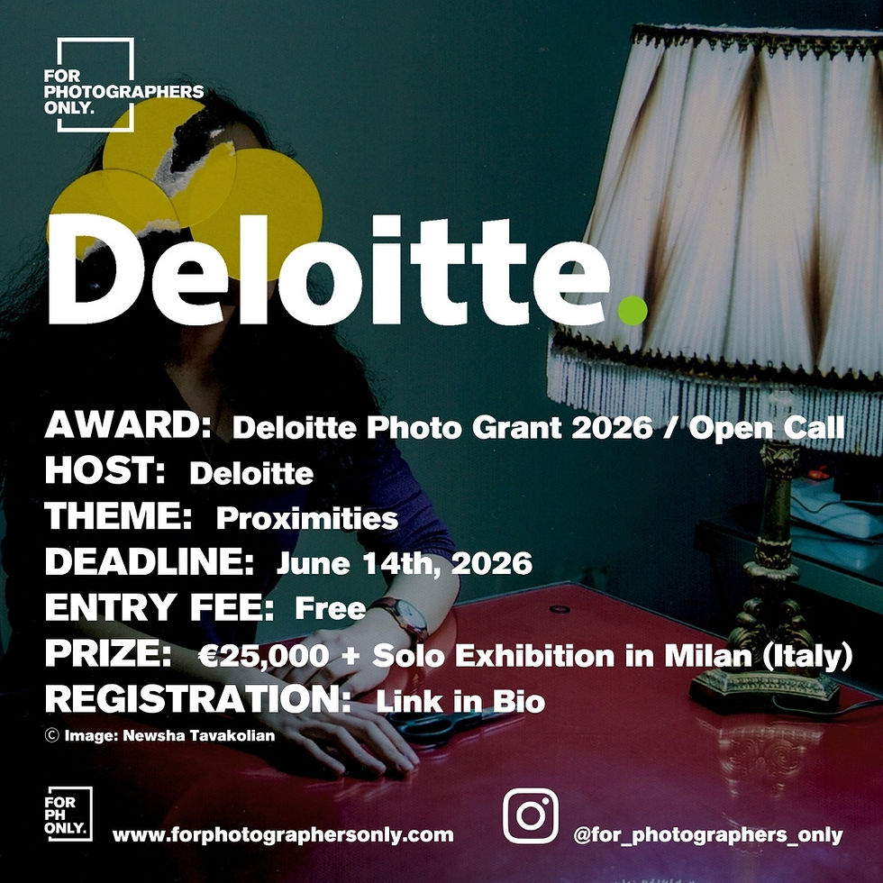 Deloitte Photo Grant 2026