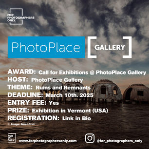 Photo Place Gallery - Ruins and Remnants: Call for Exhibition