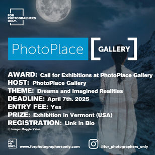 PhotoPlace Gallery - Dreams and Imagined Realities: Call for Entries