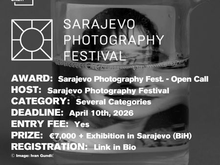 Sarajevo Photography Festival 2026- Call for Entries