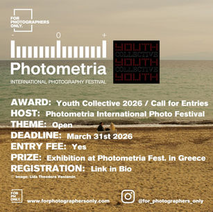 Photometria Photo Festival - Youth Collective 2026 Call for Entries
