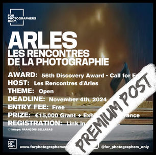 Les Rencontres d'Arles - Discovery Award 2025