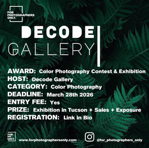Decode Gallery - Color Photography Contest