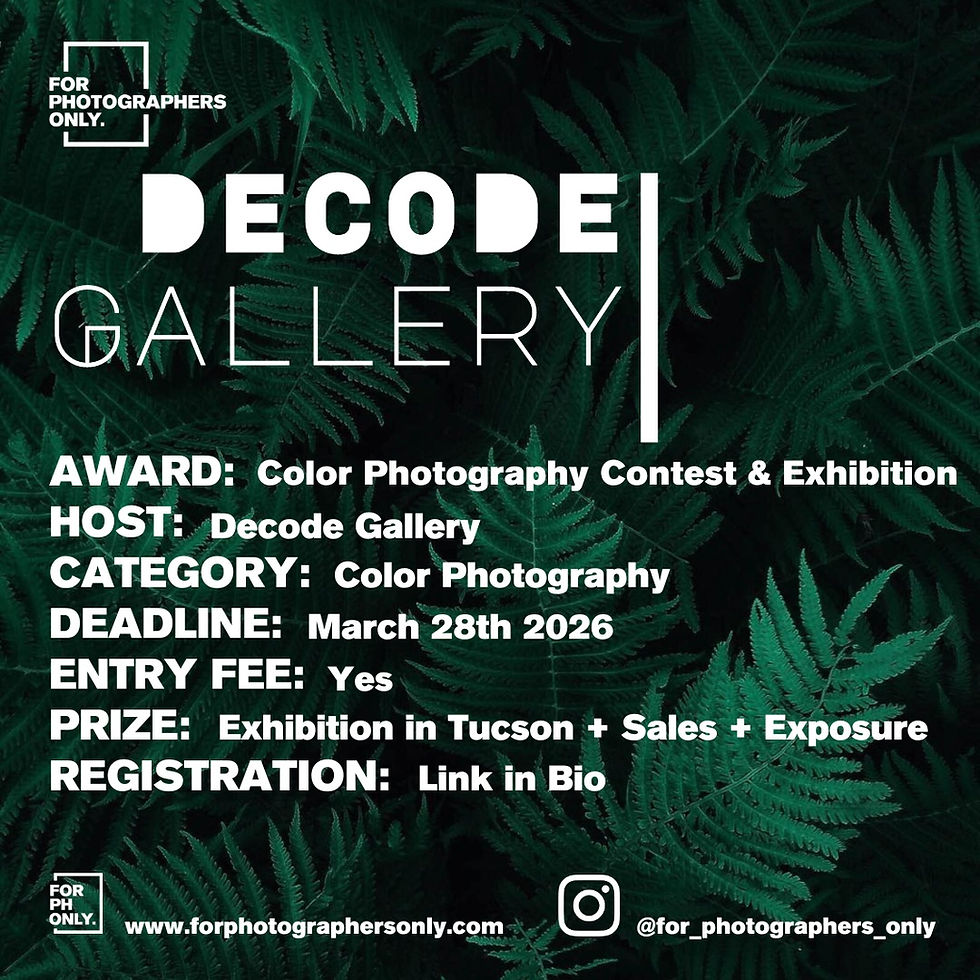 Decode Gallery - Color: Call for Exhibition