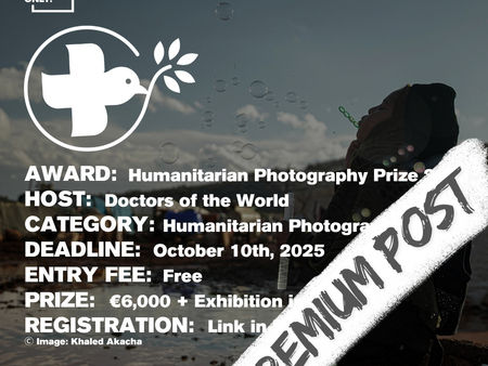 Doctors of the World - International Humanitarian Photography Award 2025