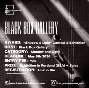 Black Box Gallery - Camera Work: Shadow and Light
