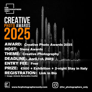 Siena Awards - Creative Photography Awards 2025