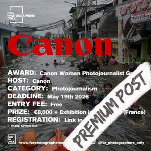 Canon Women Photojournalist Grant