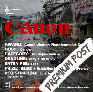 Canon Women Photojournalist Grant