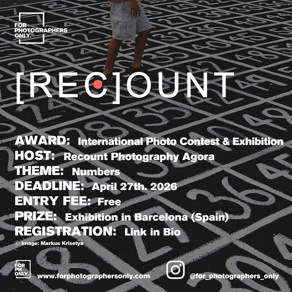 [REC]OUNT Photography Agora - International Photo Contest & Exhibition