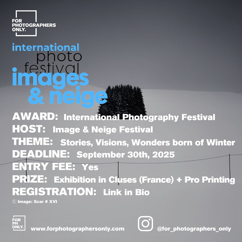 Open Call: Image & Neige International Photography Festival