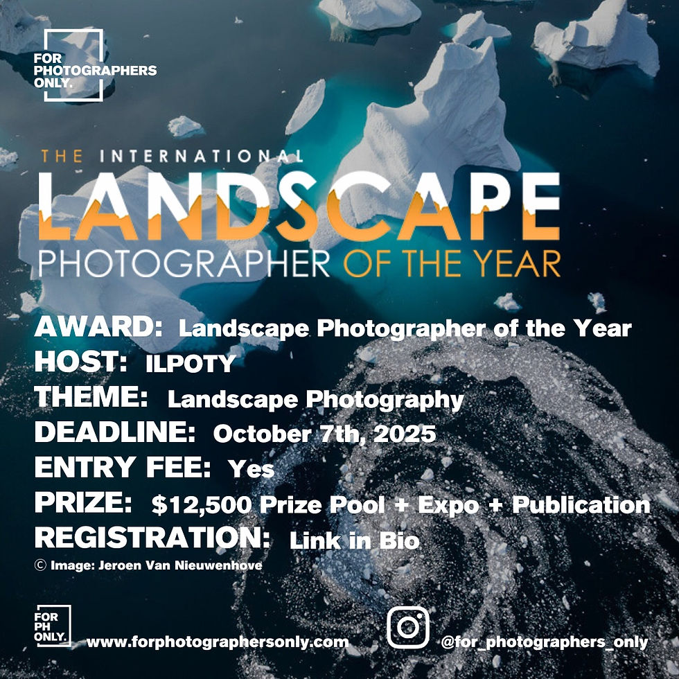 The 12th International Landscape Photographer of the Year