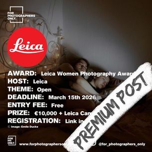 Leica Camera - Leica Women Photography Awards