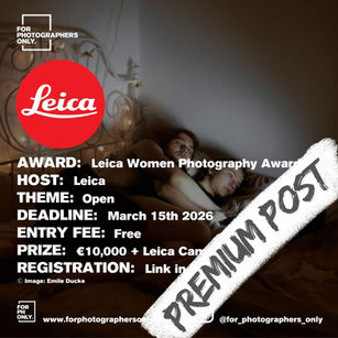 Leica Camera - Leica Women Photography Awards