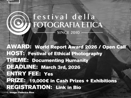 Festival Della Fotografia Etica - World Report Award | Documenting Humanity 2026