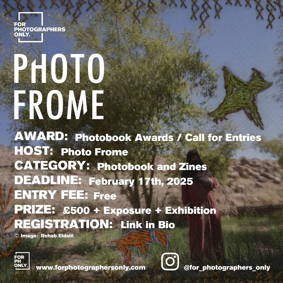Photo Frome - Photobook Awards 2025