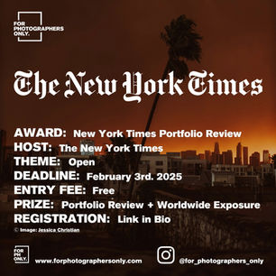 The New York Times - Portfolio Reviews 2025