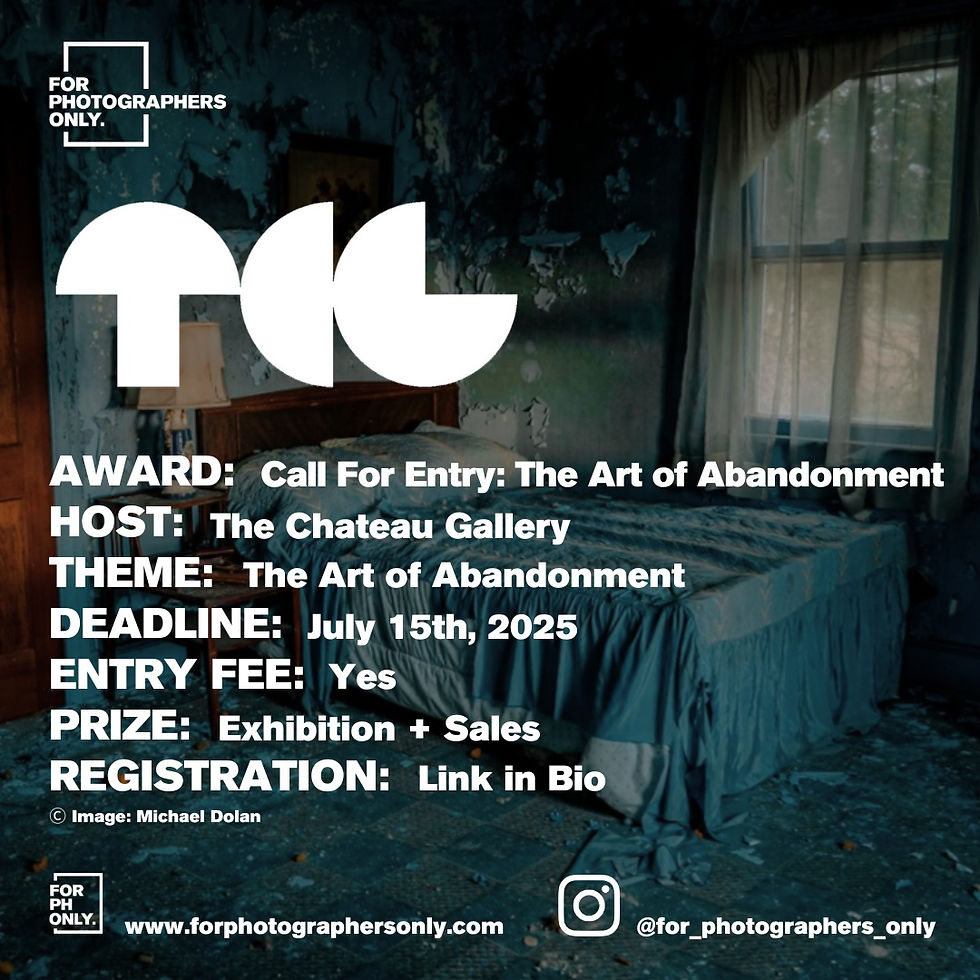 The Chateau Gallery - Call For Entry: The Art of Abandonment