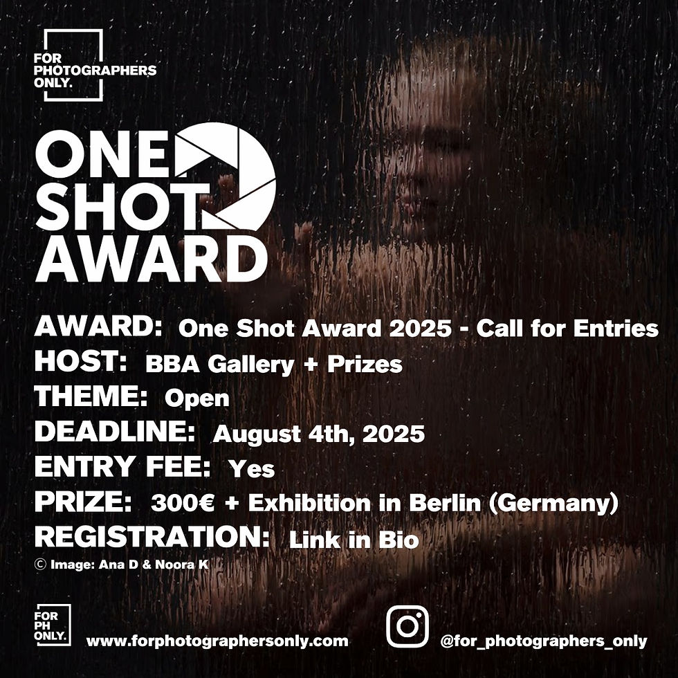 BBA Photography Prize - One Shot Award 2025