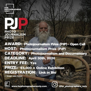 Photojournalism Prize (PJP) - Call for Photographers