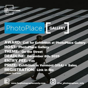 Photo Place Gallery - "On the Street" Call for Exhibition
