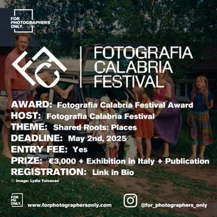 Fotografia Calabria Festival Award 2025