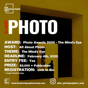 All About Photo - "The Mind's Eye" Call For Photographers