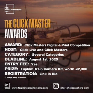 Click Live and Click Masters - Digital & Print Competition 2025