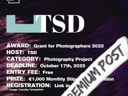 TSD - Grant for Photographers 2025