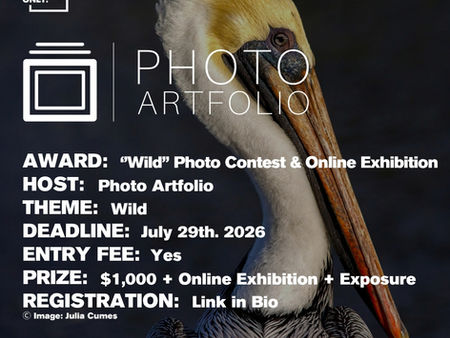 Photo Artfolio - "Wild" Photo Contest & Online Exhibition 2026 Open Call