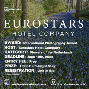 Eurostars Hotel Company - Netherlands Photography Award 2025