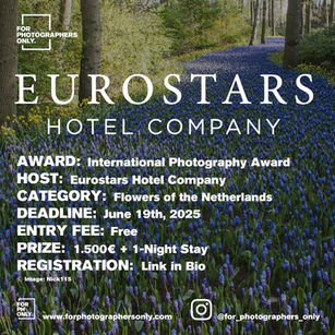 Eurostars Hotel Company - Netherlands Photography Award 2025