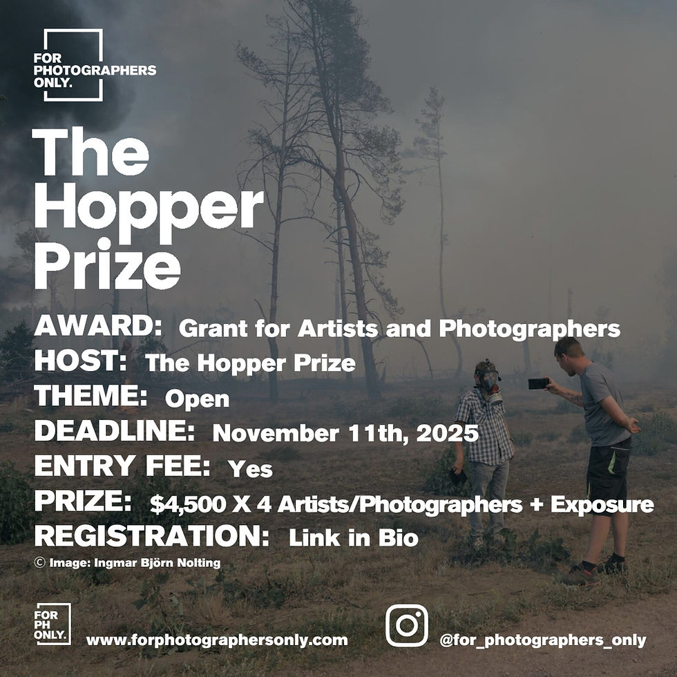 The Hopper Prize - Grant for Artists and Photographers